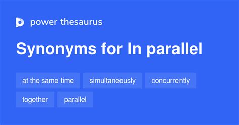 in parallel synonym|In parallel Definition & Meaning .